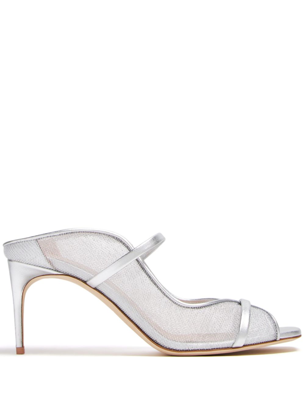 Malone Souliers 70mm Noah mules - Silver von Malone Souliers