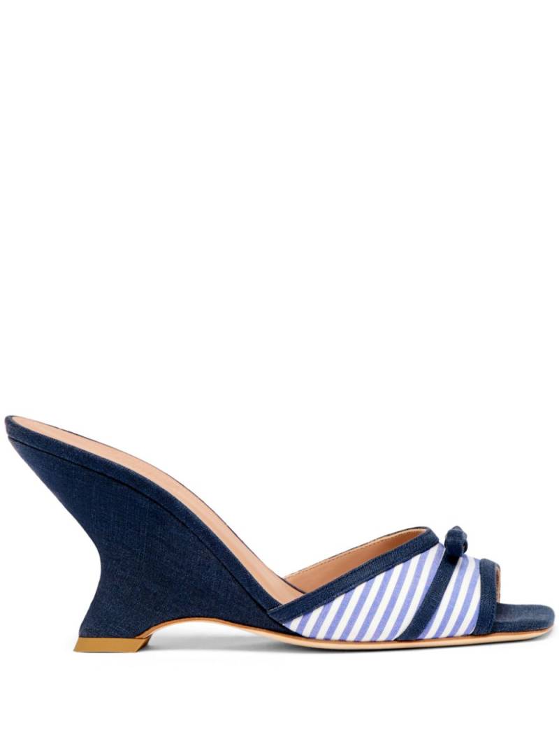 Malone Souliers 85mm Isla sandals - Blue von Malone Souliers