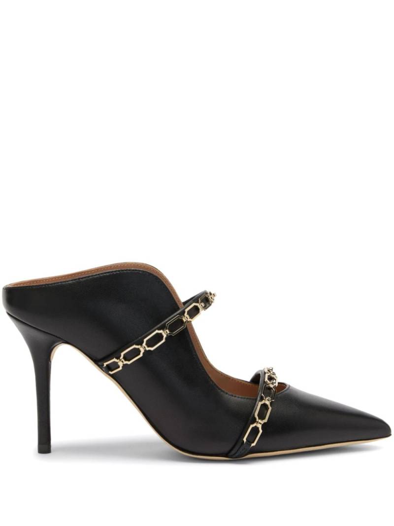 Malone Souliers 85mm Maureen leather mules - Black von Malone Souliers