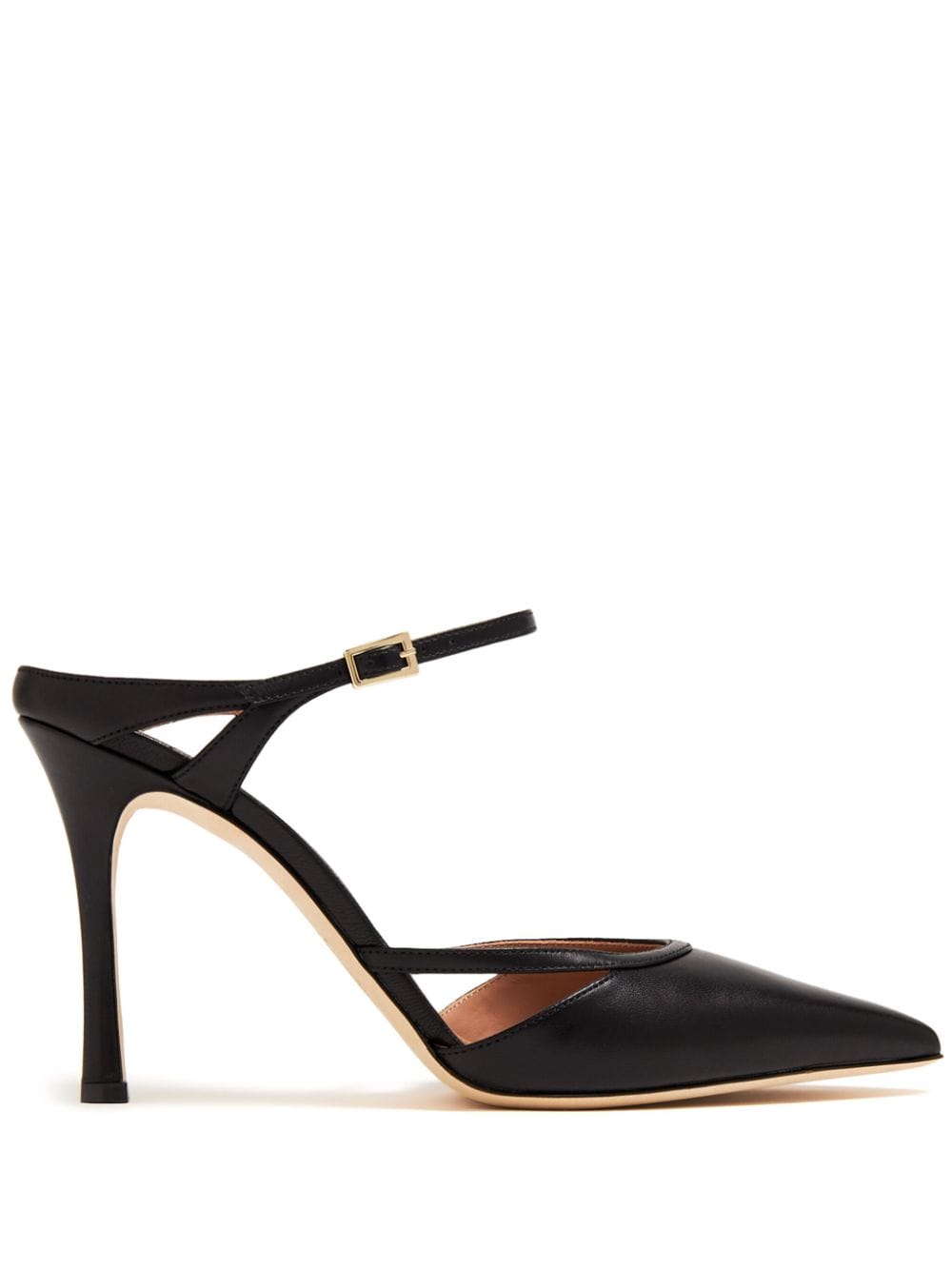 Malone Souliers 90mm Yola leather mules - Black von Malone Souliers