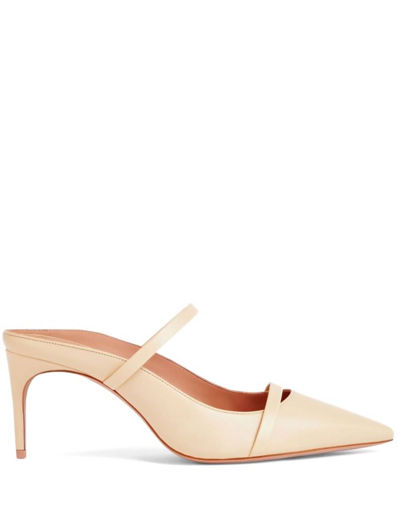 Malone Souliers Aurora 70mm leather mules - Neutrals von Malone Souliers