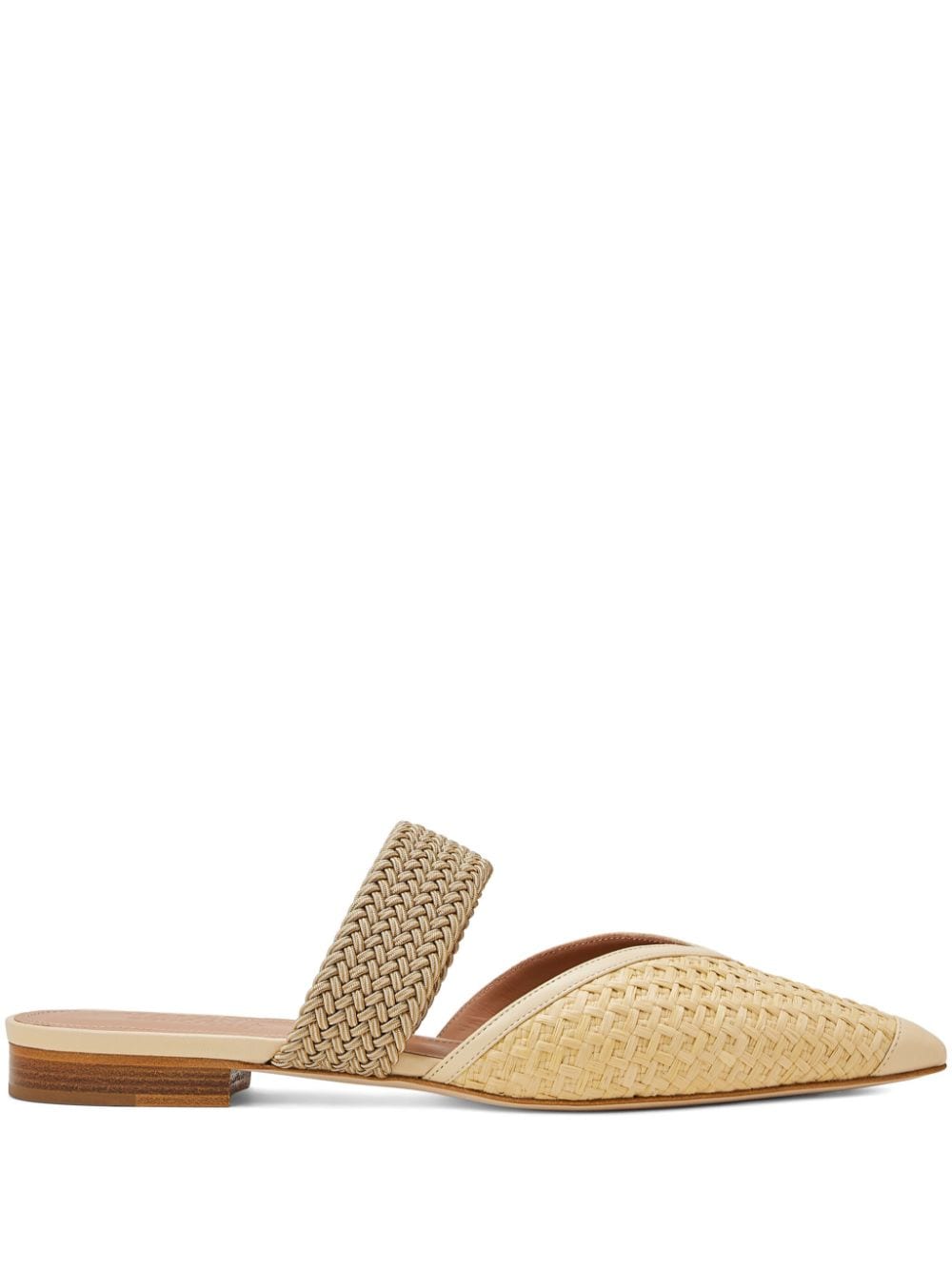 Malone Souliers Manu woven mules - Yellow von Malone Souliers