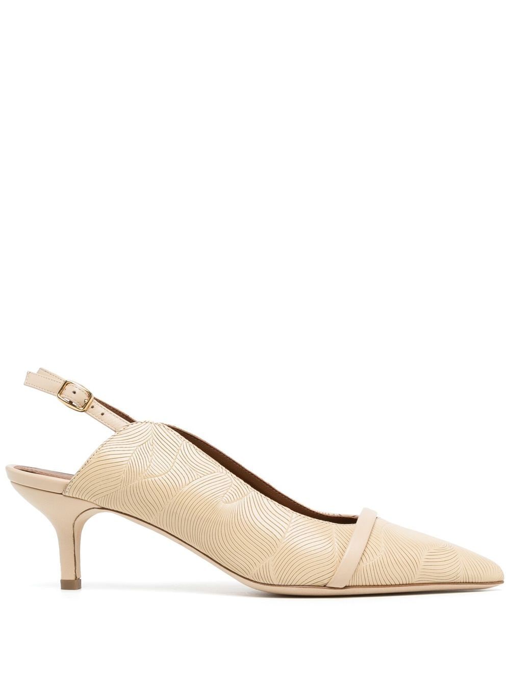 Malone Souliers Marion 40mm slingback pumps - White von Malone Souliers