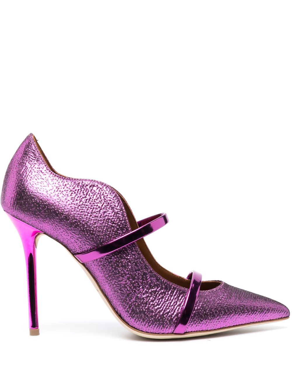 Malone Souliers Maureen 100mm leather pumps - Purple von Malone Souliers