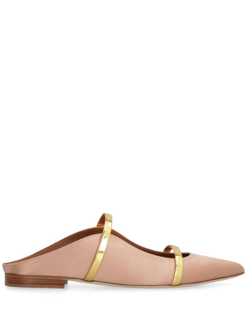 Malone Souliers Maureene pointed strap mules - Neutrals von Malone Souliers