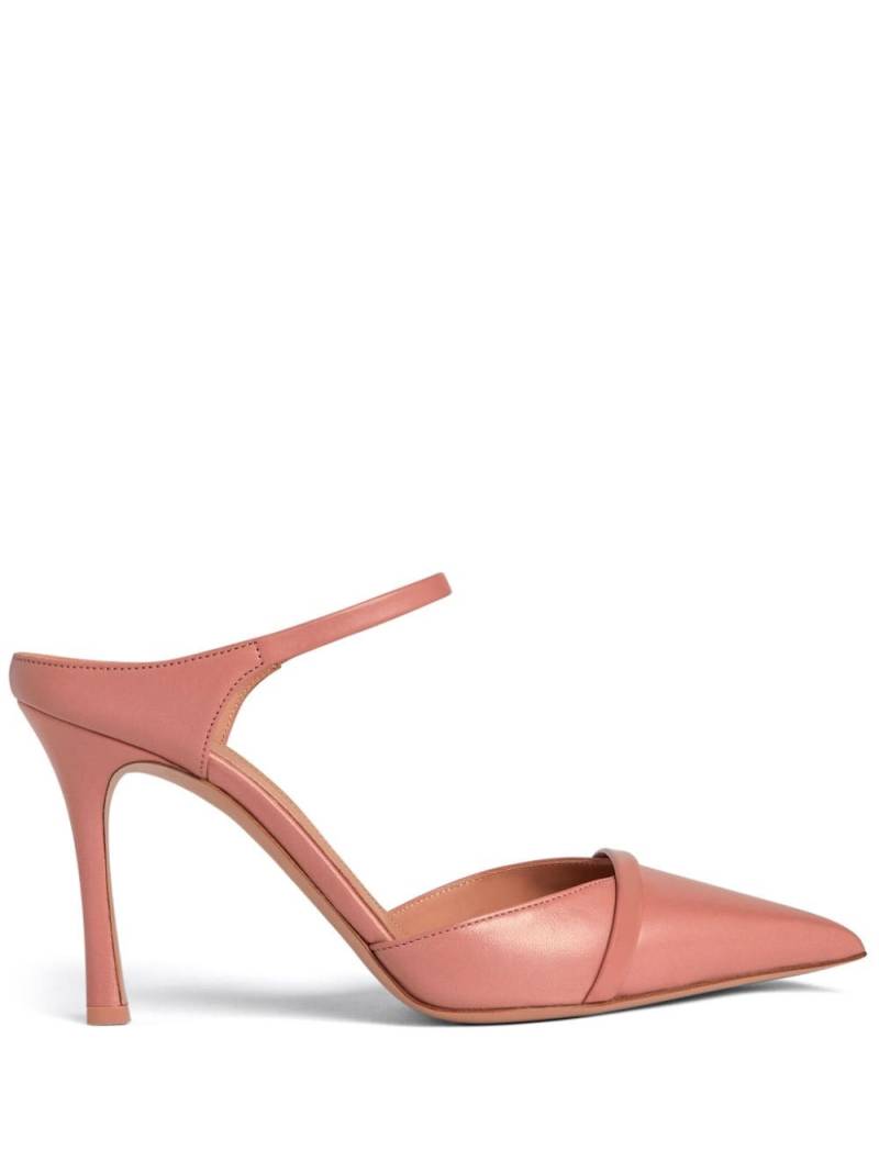 Malone Souliers Uma 90mm leather mules - Pink von Malone Souliers