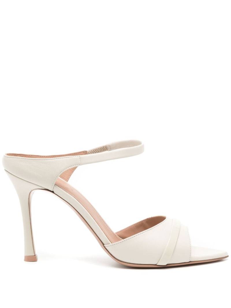 Malone Souliers Una 90mm leather mules - Neutrals von Malone Souliers