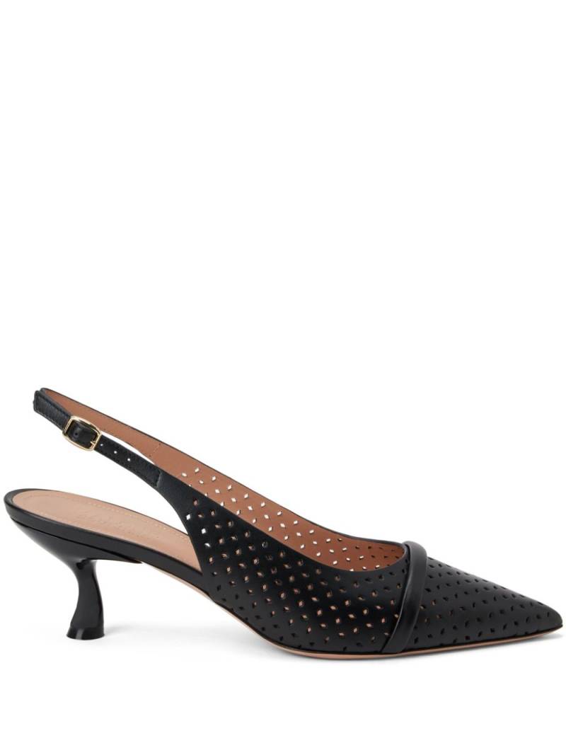 Malone Souliers Vesper 70mm perforated-leather pumps - Black von Malone Souliers