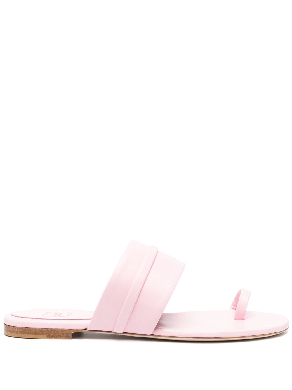 Malone Souliers single-strap leather flat sandals - Pink von Malone Souliers
