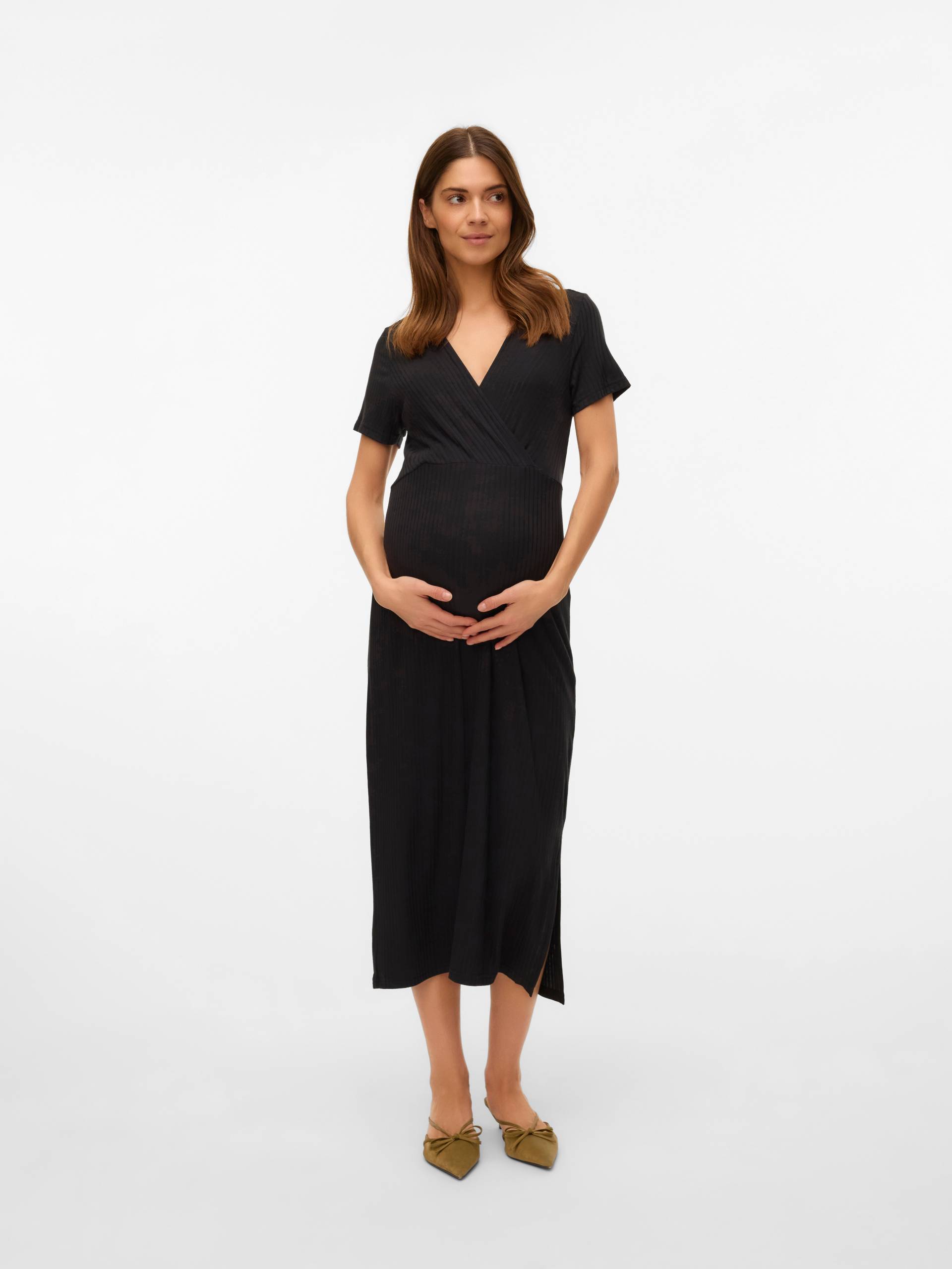 Mamalicious Jerseykleid »MLTRINITY TESS SS JRS MIDI DRESS 2F NOOS« von Mamalicious