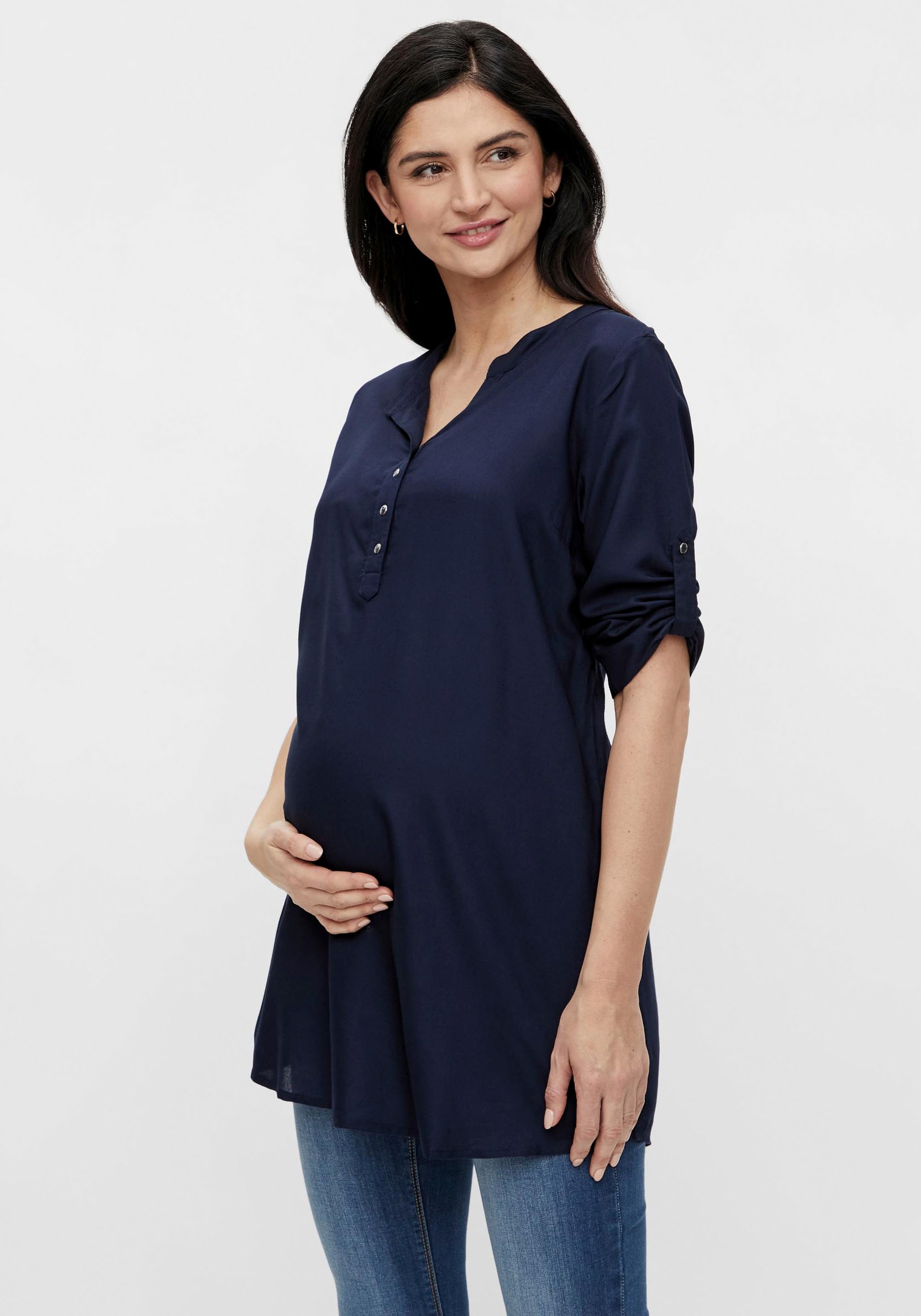 Mamalicious Longbluse »MLMERCY«, aus EcoVero Mamalicious Longbluse »MLMERCY«, aus EcoVero von Mamalicious