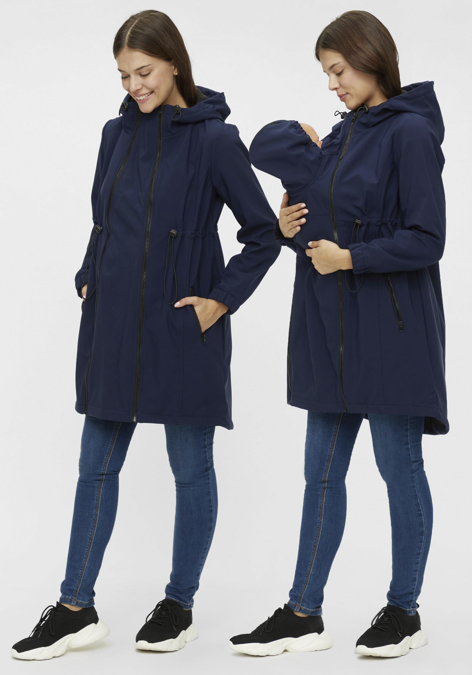Mamalicious Umstandsjacke »MLSHELLA«, mit Kapuze, mit praktischem Einsatz Mamalicious Umstandsjacke »MLSHELLA«, mit Kapuze, mit praktischem Einsatz von Mamalicious