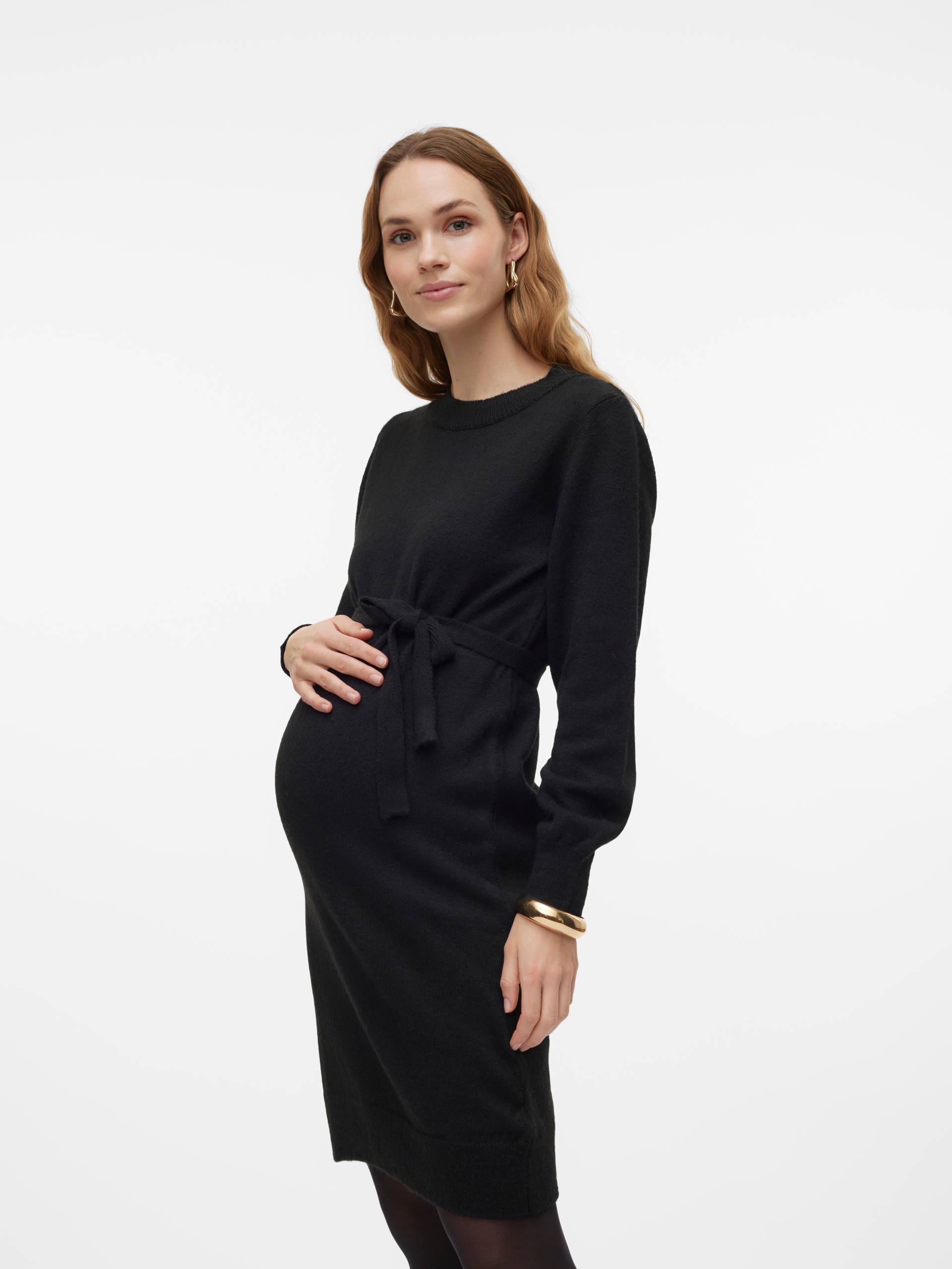 Mamalicious Umstandskleid »MLNEWANNE L/S ABK KNIT DRESS A. NOOS« von Mamalicious