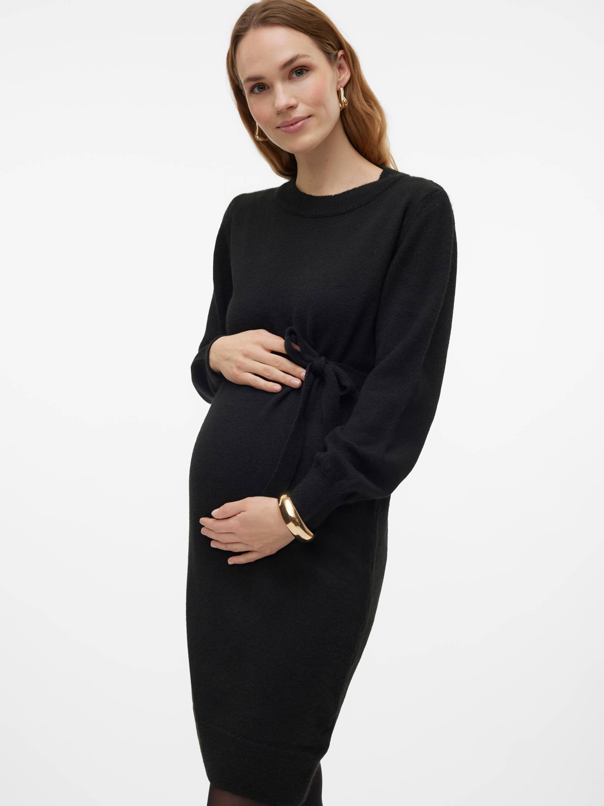 Mamalicious Umstandskleid »MLNEWANNE L/S ABK KNIT DRESS A. NOOS« von Mamalicious