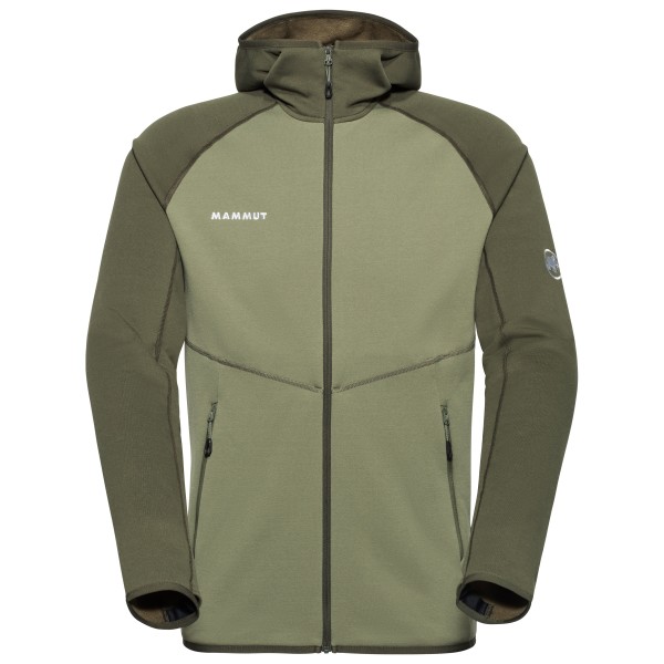 Mammut - Aconcagua ML Hooded Jacket - Fleecejacke Gr L oliv von Mammut