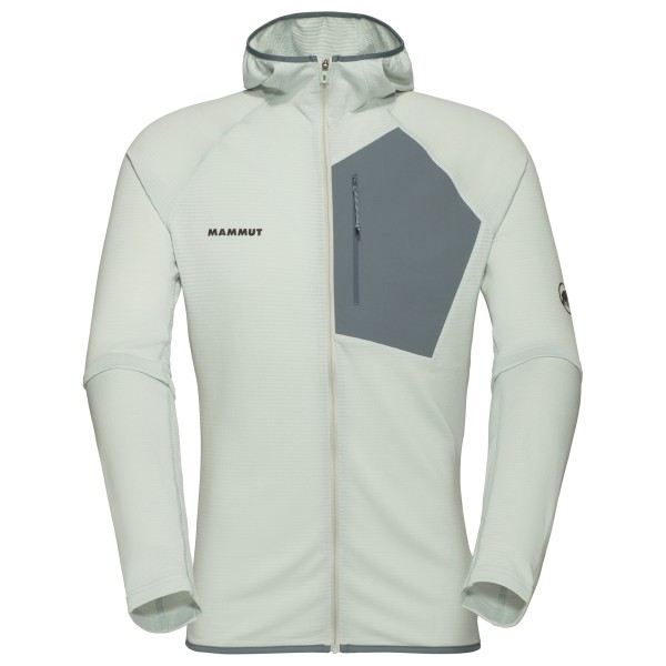 Mammut - Aenergy Light ML Hooded Jacket - Fleecejacke Gr L grau von Mammut