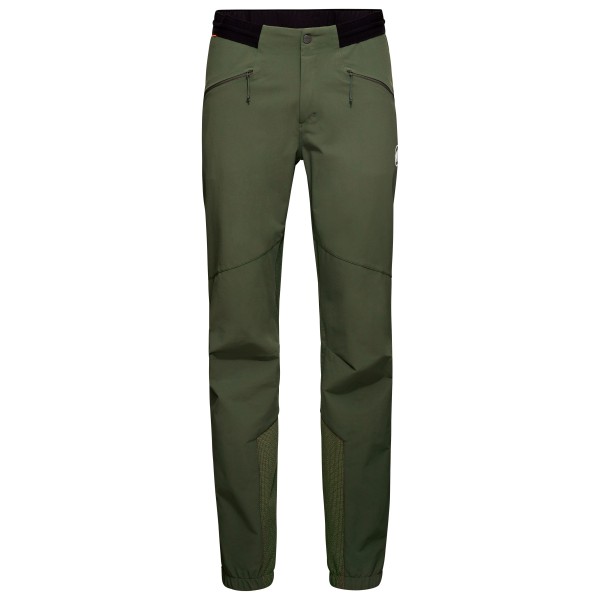 Mammut - Aenergy Softshell Hybrid Pants - Skitourenhose Gr 46 - Regular oliv von Mammut