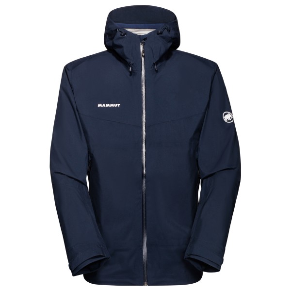 Mammut - Convey Tour Hardshell Hooded Jacket - Regenjacke Gr L blau von Mammut