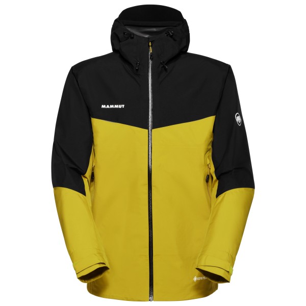 Mammut - Convey Tour Hardshell Hooded Jacket - Regenjacke Gr L gelb/schwarz von Mammut