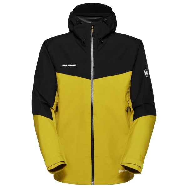 Mammut - Convey Tour Hardshell Hooded Jacket - Regenjacke Gr S gelb/schwarz von Mammut