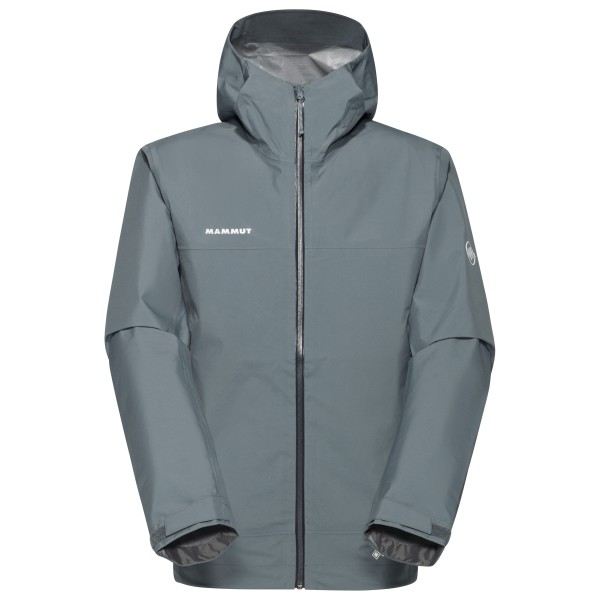 Mammut - Crater Light Hardshell Hooded Jacket - Regenjacke Gr L grau von Mammut