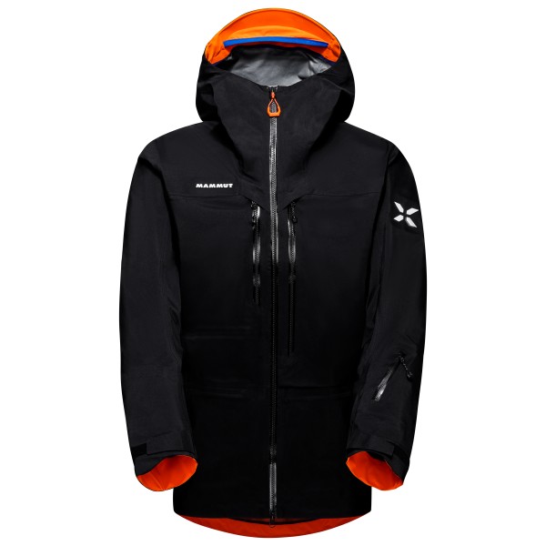 Mammut - Eiger Free Advanced Hardshell Hooded Jacket - Regenjacke Gr L schwarz von Mammut