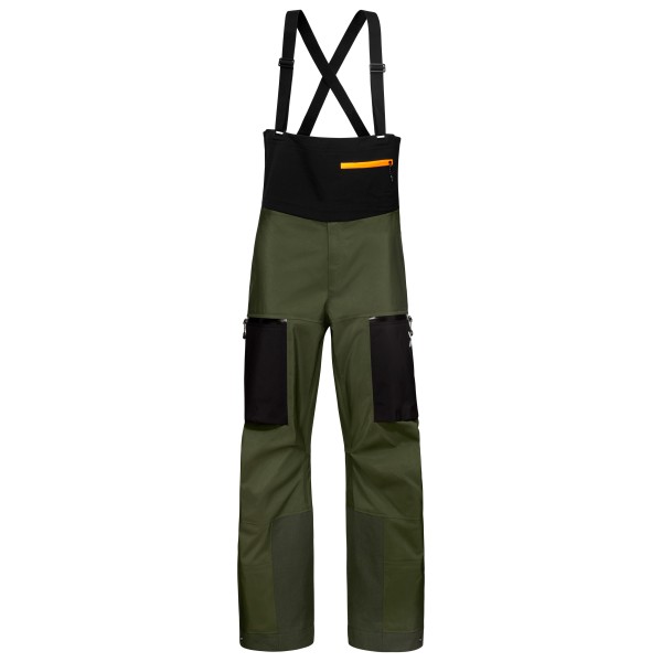 Mammut - Eiger Free Pro Hardshell Bib Pants - Regenhose Gr 46 - Regular;48 - Regular;50 - Regular;52 - Regular;54 - Regular oliv;schwarz von Mammut