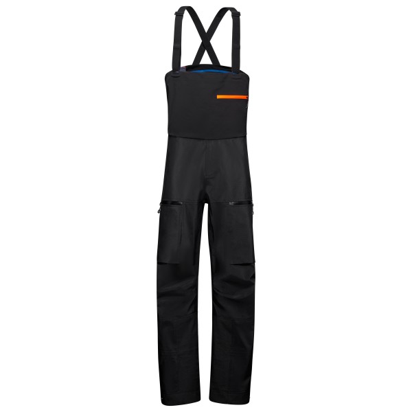 Mammut - Eiger Free Pro Hardshell Bib Pants - Regenhose Gr 46 - Regular schwarz von Mammut