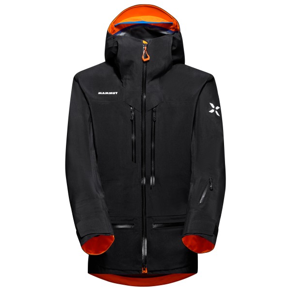 Mammut - Eiger Free Pro Hardshell Hooded Jacket - Regenjacke Gr L schwarz von Mammut