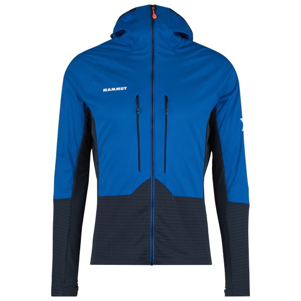 Mammut - Eiger Nordwand Midlayer Hybrid Hooded Jacket - Softshelljacke Gr L blau von Mammut