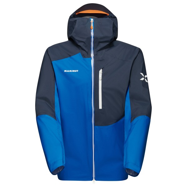 Mammut - Eiger Speed Hardshell Hooded Jacket - Regenjacke Gr L blau von Mammut