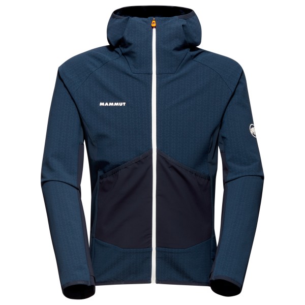 Mammut - Eiger Speed ML Hybrid Hooded Jacket - Fleecejacke Gr L blau von Mammut