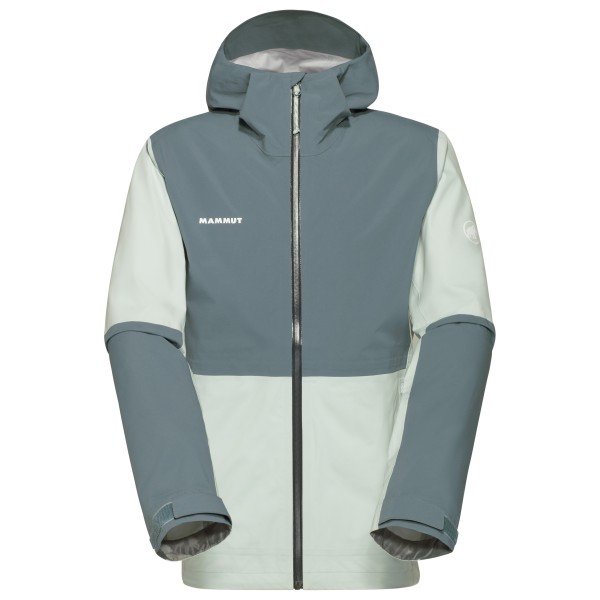 Mammut - Linard Guide Hardshell Hooded Jacket - Regenjacke Gr L grau von Mammut