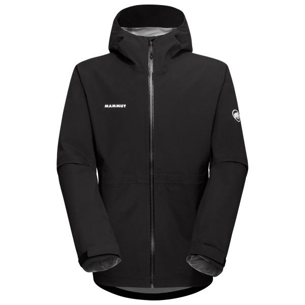 Mammut - Linard Guide Hardshell Hooded Jacket - Regenjacke Gr L schwarz von Mammut