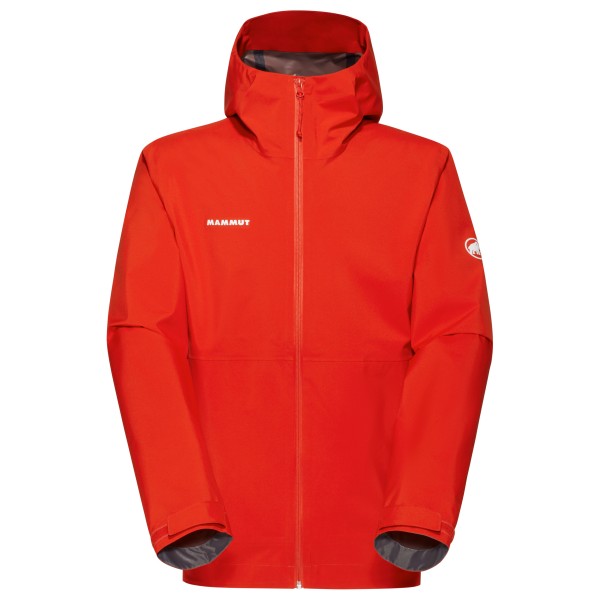 Mammut - Linard Light Hardshell Hooded Jacket - Regenjacke Gr M rot von Mammut