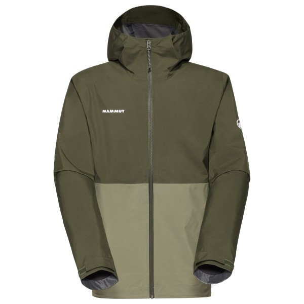 Mammut - Linard Light Hardshell Hooded Jacket - Regenjacke Gr XL oliv von Mammut