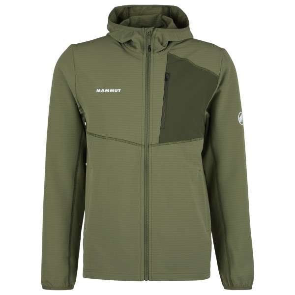 Mammut - Madris Light Midlayer Hooded Jacket - Fleecejacke Gr XL oliv von Mammut