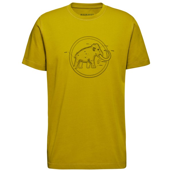 Mammut - Mammut Core T-Shirt Lines - T-Shirt Gr L;M;S;XL;XXL gelb;schwarz von Mammut