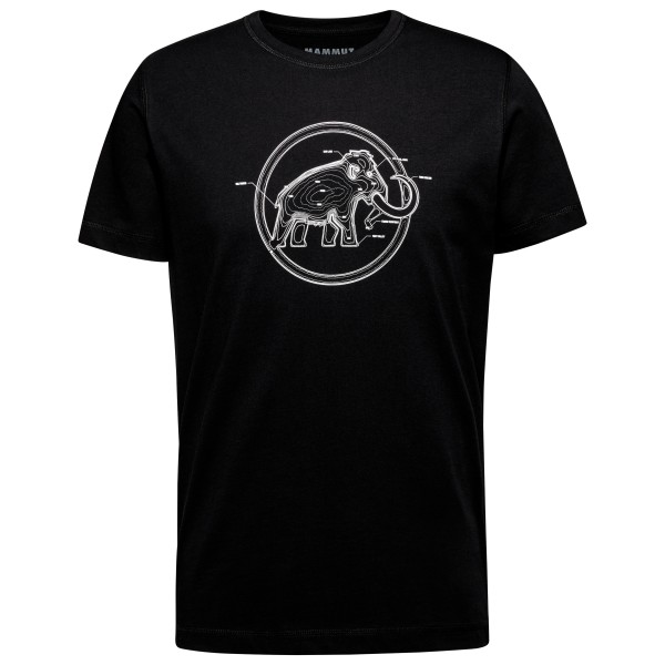 Mammut - Mammut Core T-Shirt Lines - T-Shirt Gr L schwarz von Mammut