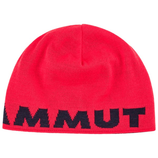 Mammut - Mammut Logo Beanie - Mütze Gr One Size rot von Mammut