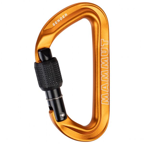 Mammut - Sender Carabiner - Schraubkarabiner orange von Mammut