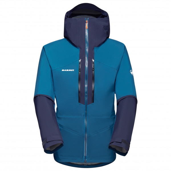 Mammut - Taiss HS Hooded Jacket - Regenjacke Gr L blau von Mammut