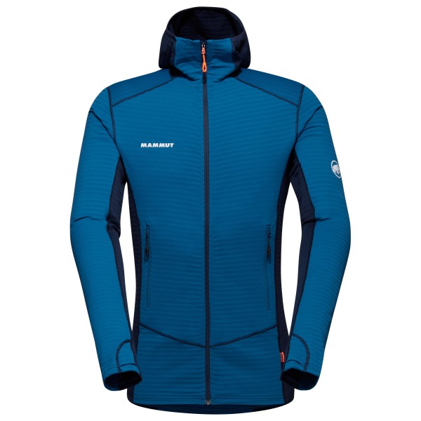 Mammut - Taiss Light Midlayer Hooded Jacket - Fleecejacke Gr 3XL;L;M;S;XL;XXL blau;schwarz von Mammut