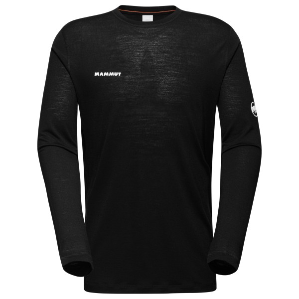 Mammut - Tree Wool Firstlayer Longsleeve - Funktionsshirt Gr L schwarz von Mammut