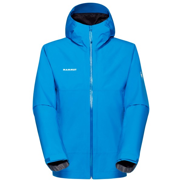 Mammut - Treeline Hardshell Hooded Jacket - Regenjacke Gr L blau von Mammut