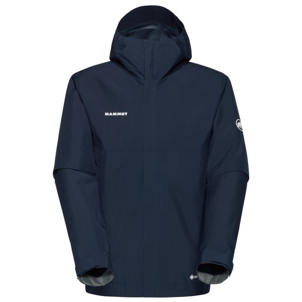 Mammut - Treeline Light Hardshell Hooded Jacket - Regenjacke Gr L blau von Mammut