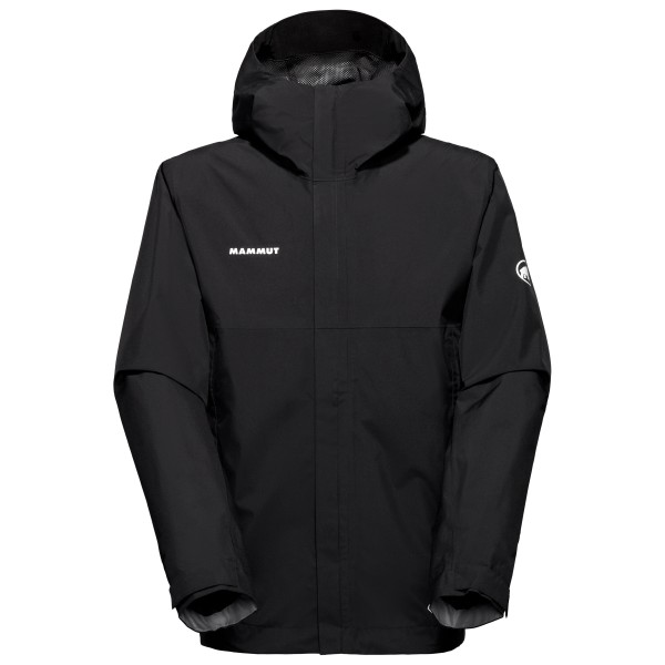 Mammut - Treeline Light Hardshell Hooded Jacket - Regenjacke Gr L schwarz von Mammut