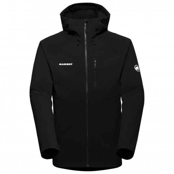 Mammut - Ultimate Comfort SO Hooded Jacket - Softshelljacke Gr L schwarz von Mammut