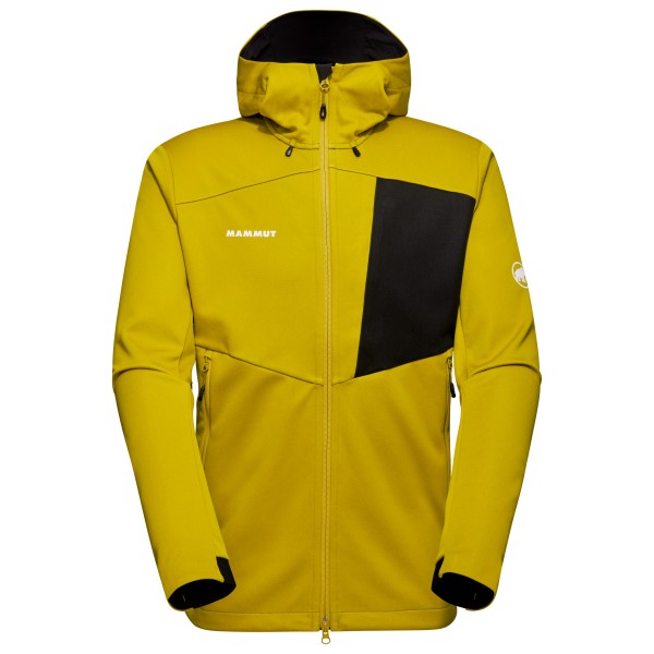 Mammut - Ultimate VII SO Hooded Jacket - Softshelljacke Gr L gelb von Mammut