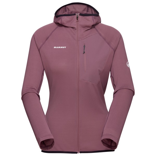 Mammut - Women's Aenergy Light Midlayer Hooded Jacket - Fleecejacke Gr L lila von Mammut